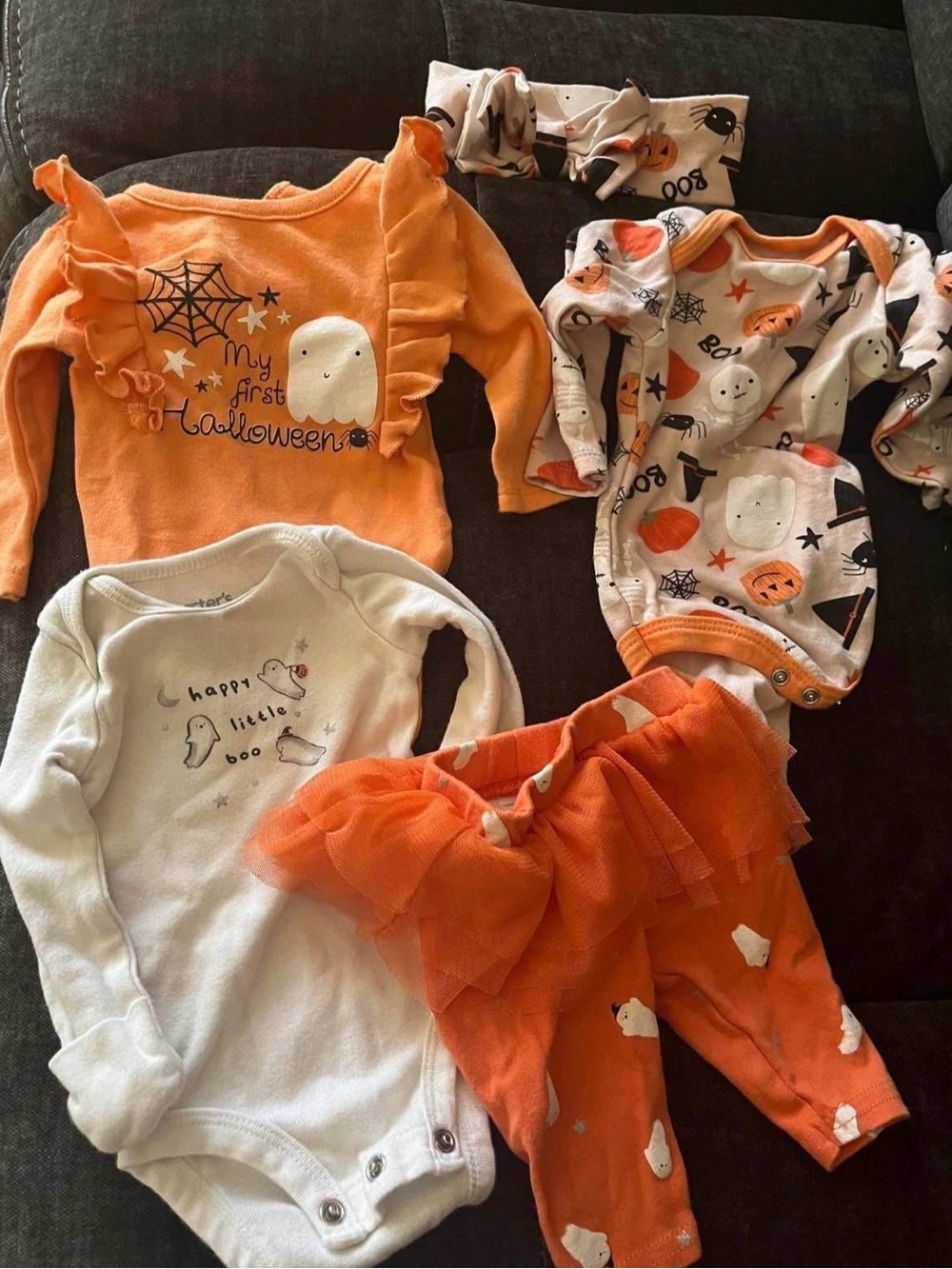 5 pc - 0-3 month Halloween lot